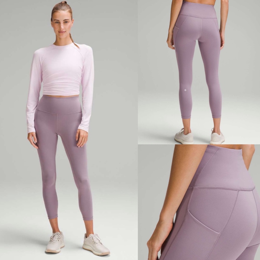 lululemon athletica Lavender Mauve High-Rise Align Leggings